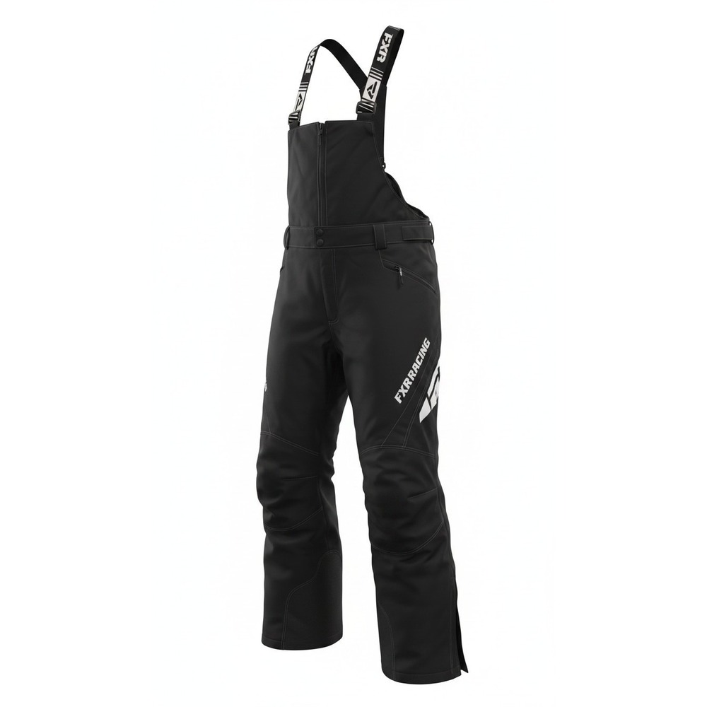 FXR  Snowmobile Bibs Pants Women's 20 Black Insulated RN# 119043